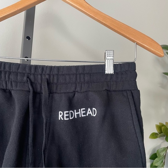 Brunette The Label REDHEAD Shorts Athletic Black Size S/M Small Medium - Picture 3 of 5